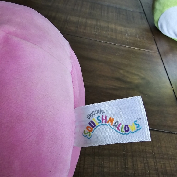 Three super cute Squishmallow's Crab, Dino, and Corgi - Picture 9 of 9